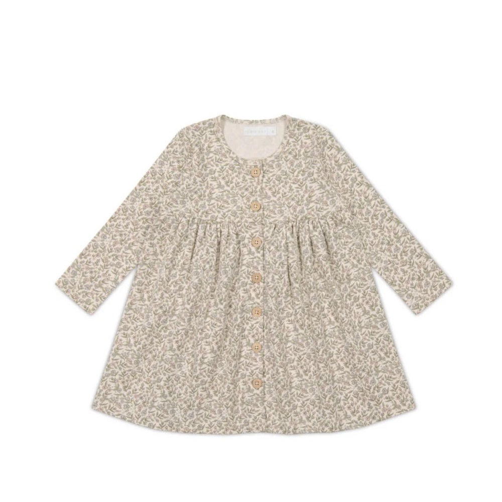 JAMIE KAY Organic Cotton Sienna Dress - Ariella Eggnog